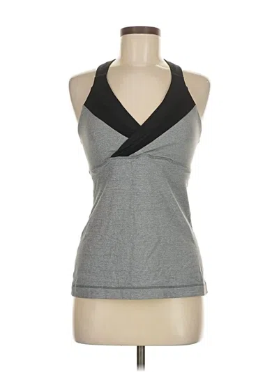 Pre-owned Lululemon Athletica Active Tank Top In Gray