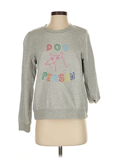 Pre-owned Boden Sweatshirt In Gray