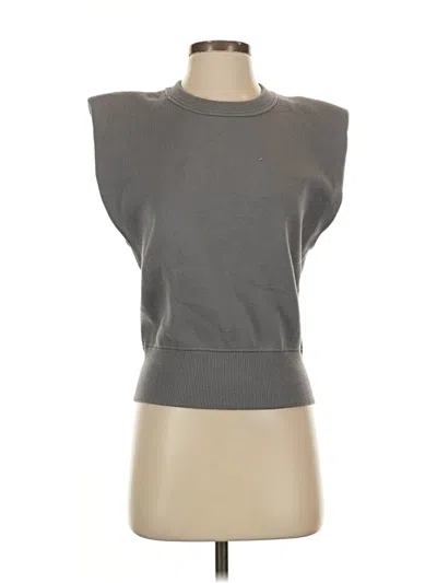 Pre-owned Zara Sweatshirt In Gray