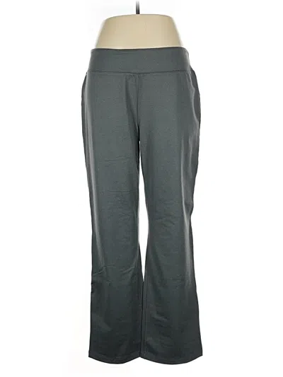 Pre-owned Lands' End Active Pants In Gray