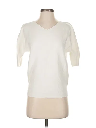 Pre-owned Uniqlo Pullover Sweater In White