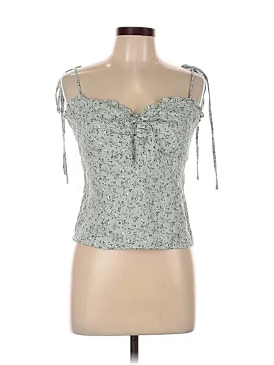 Pre-owned Reformation Sleeveless Blouse In Green