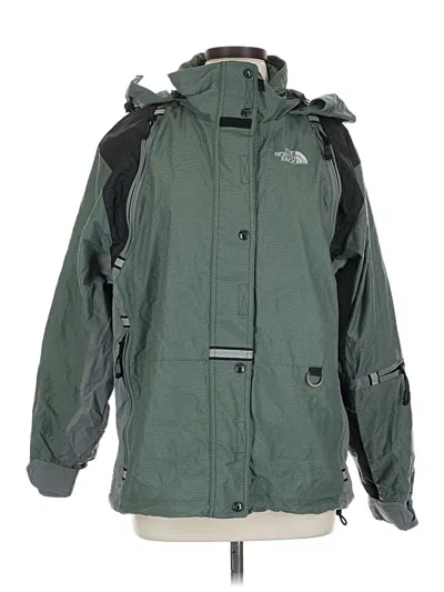 Pre-owned The North Face Snow Jacket In Green