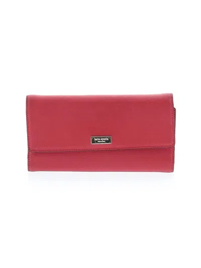 Pre-owned Kate Spade New York Leather Wallet In Red