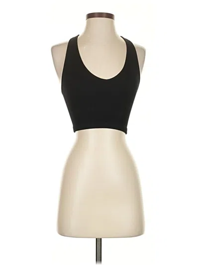 Pre-owned Fp Movement Tank Top Black Halter Neckline Tops
