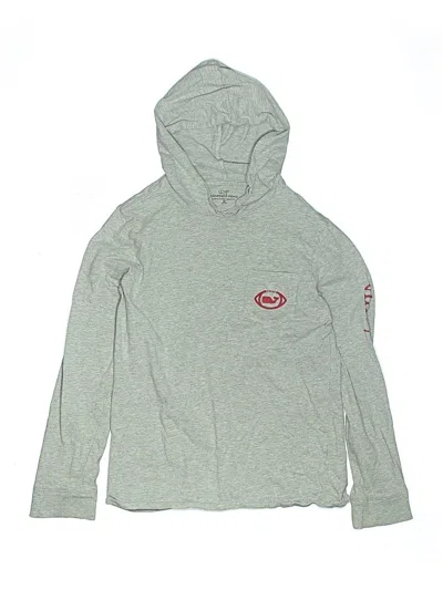 Pre-owned Vineyard Vines Kids' Pullover Hoodie In Gray