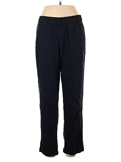 Pre-owned Jjill Linen Pants In Blue