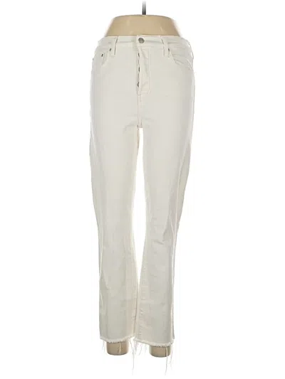 Pre-owned Frank & Eileen Casual Pants In White