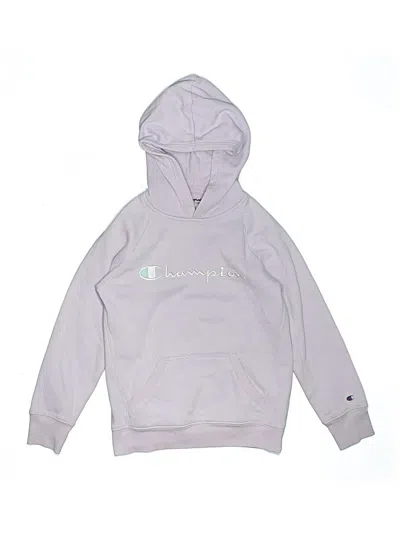 Pre-owned Champion Kids' Pullover Hoodie In Gray