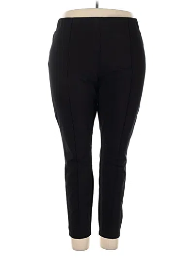 Pre-owned Ava & Viv Active Pants In Black