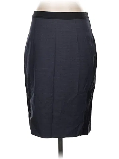 Pre-owned Elie Tahari Formal Skirt In Gray
