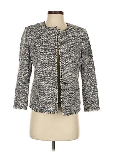 Pre-owned Ann Taylor Jacket In Gray