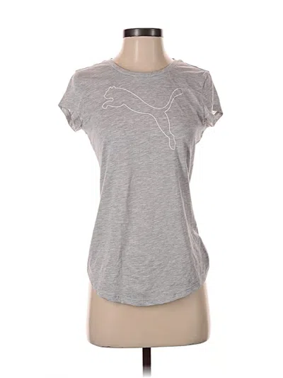 Pre-owned Puma Short Sleeve T-shirt In Gray