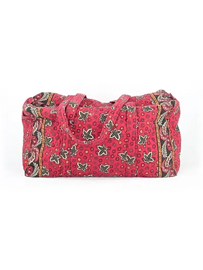 Pre-owned Vera Bradley Weekender In Red