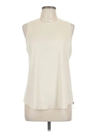 Pre-owned Crz Yoga Sleeveless T-shirt In White