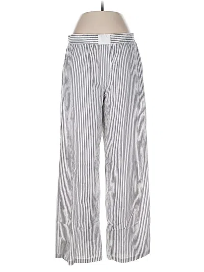 Pre-owned Lioness Casual Pants In Silver