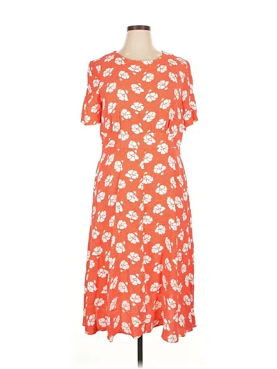 Boden Casual Dress In Orange