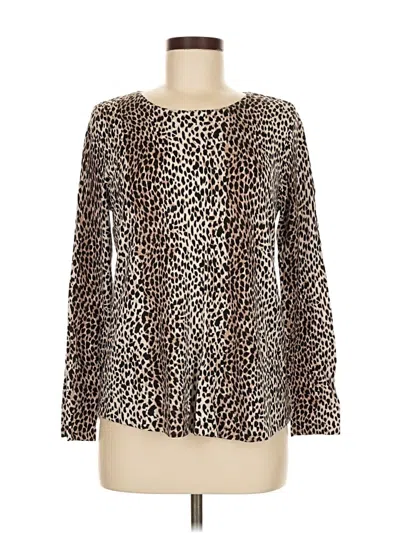 Pre-owned Chico's Cardigan Sweater In Brown