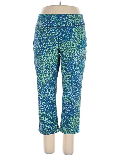 Pre-owned Lands' End Active Pants In Blue