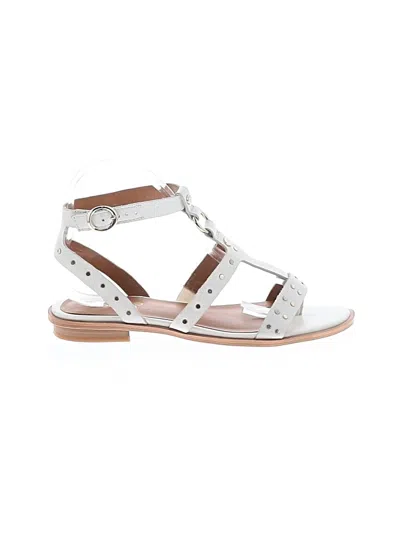 Pre-owned Franco Sarto Sandals In White