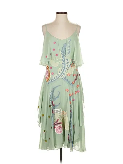 Pre-owned Temperley London Cocktail Dress In Green