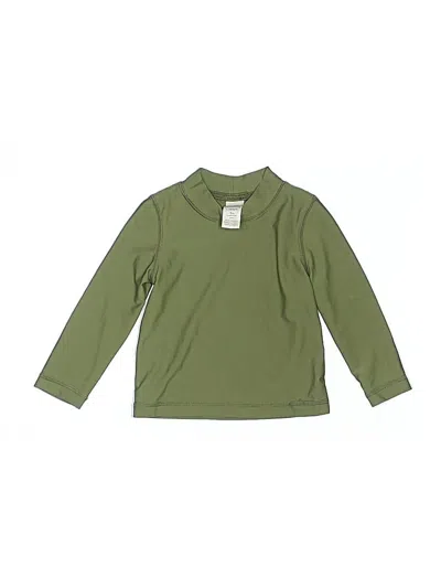 Pre-owned Little Planet Babies' Long Sleeve T-shirt In Green