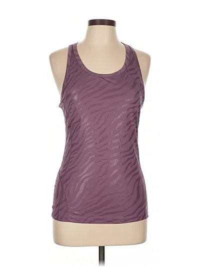 Pre-owned Elie Tahari Sport Active Tank Top In Purple
