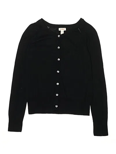 Pre-owned Cat & Jack Kids' Cardigan Sweater In Black