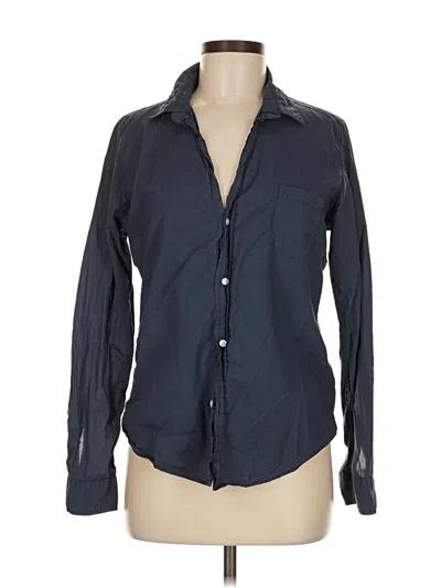 Pre-owned Frank & Eileen Long Sleeve Button Down Shirt In Blue