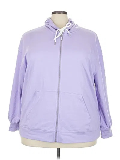 Pre-owned Livi Zip Up Hoodie In Purple