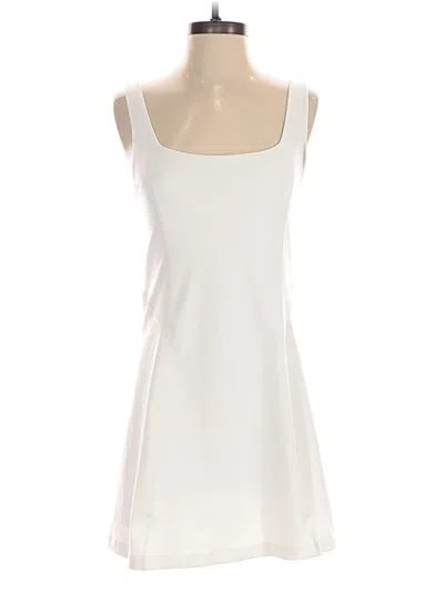 Pre-owned Ypb Casual Dress In White