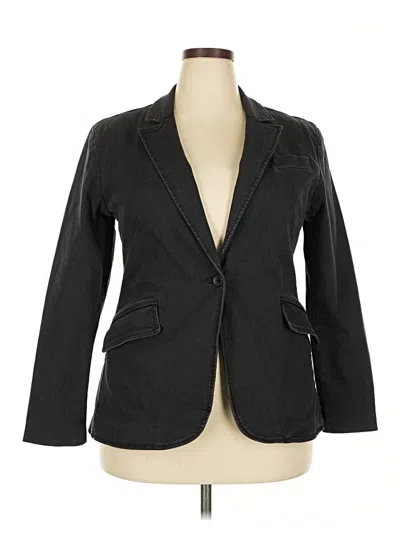 Pre-owned Gap Blazer Jacket In Black