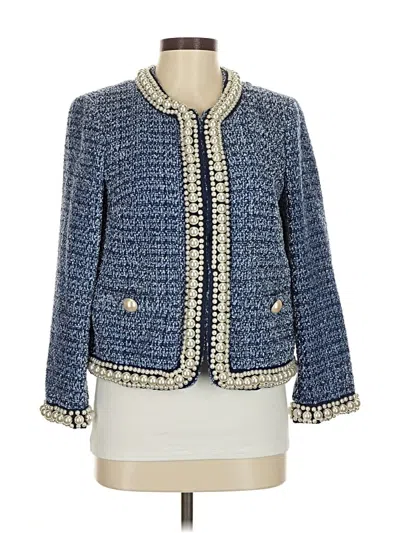 Pre-owned Kate Spade New York Blazer Jacket In Blue