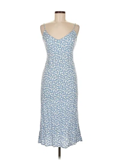 Pre-owned Reformation Casual Dress In Blue