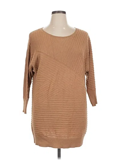 Pre-owned Caslon Pullover Sweater In Brown