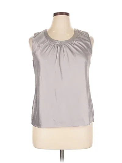 Pre-owned Jm Collection Sleeveless T-shirt In Silver