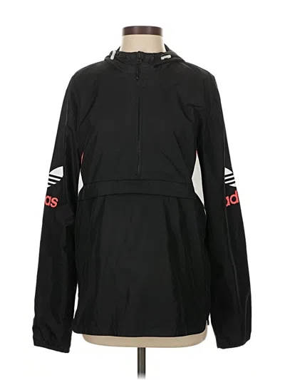 Pre-owned Adidas Originals Windbreaker Jacket In Black