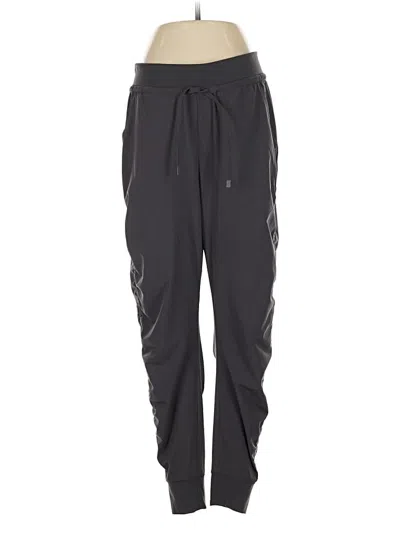Pre-owned Athleta Track Pants In Black