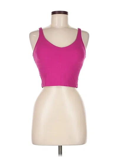 Pre-owned Lululemon Athletica Sports Bra In Pink