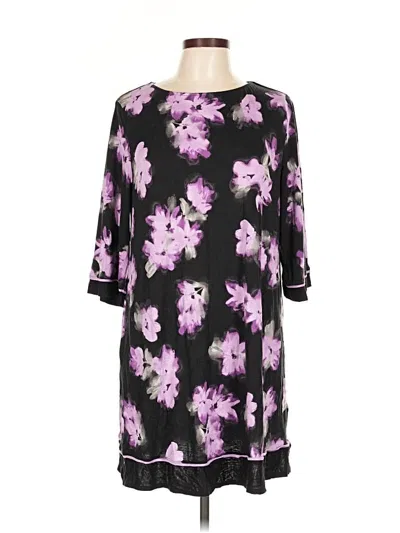 Pre-owned Simply Vera Vera Wang Casual Dress In Black