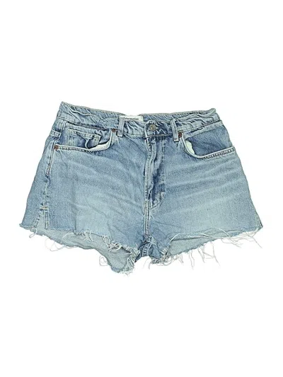 Pre-owned Reformation Jeans Denim Shorts In Blue