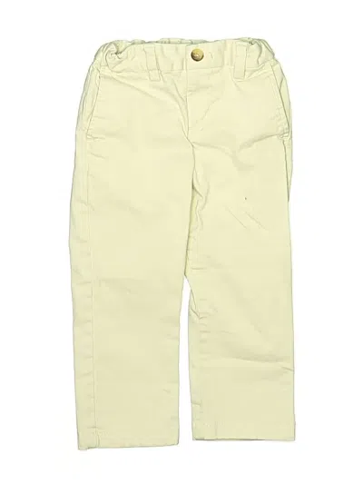 Pre-owned Vineyard Vines Kids' Khaki Pant In Yellow