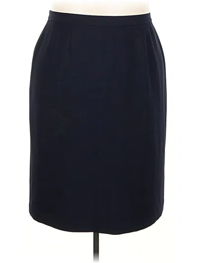 Pre-owned Le Suit Formal Skirt In Black