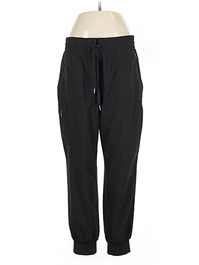 Pre-owned Zenergy By Chico's Track Pants In Black
