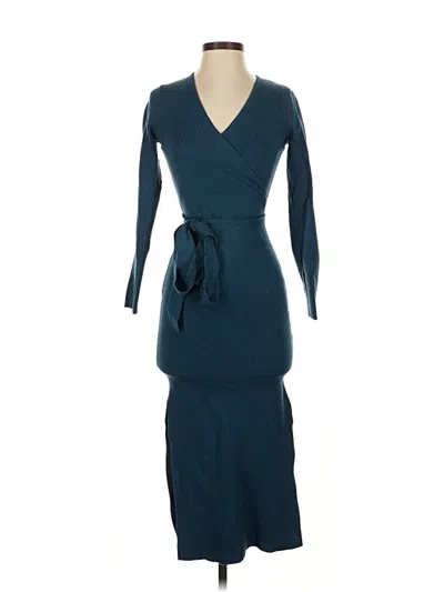 Pre-owned Bebe Cocktail Dress In Blue