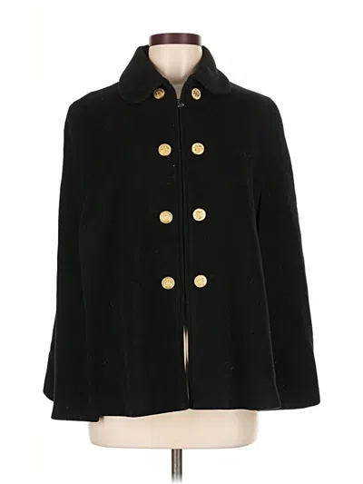 Pre-owned Folio Saks Fifth Avenue Wool Coat In Black