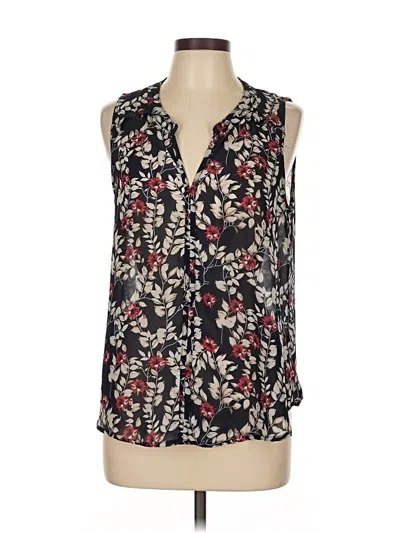 Pre-owned Fun2fun Sleeveless Blouse In Black