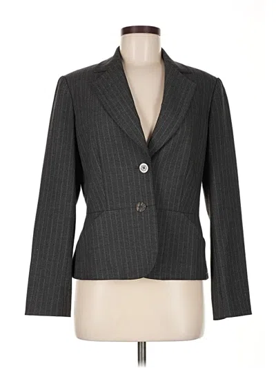 Pre-owned Jones New York Blazer Jacket In Gray