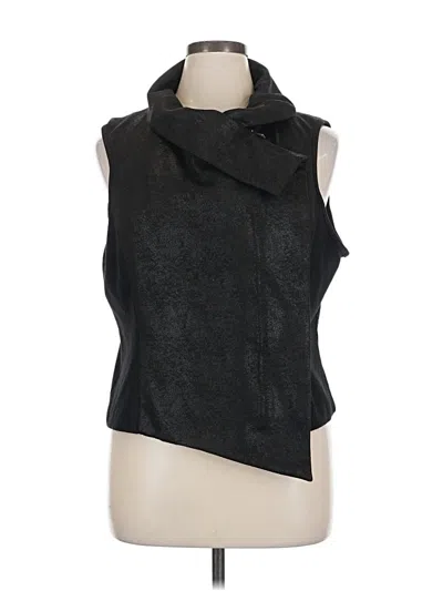 Pre-owned Two By Vince Camuto Vest In Black