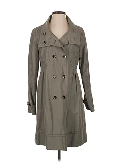Pre-owned Gap Trenchcoat In Gray
